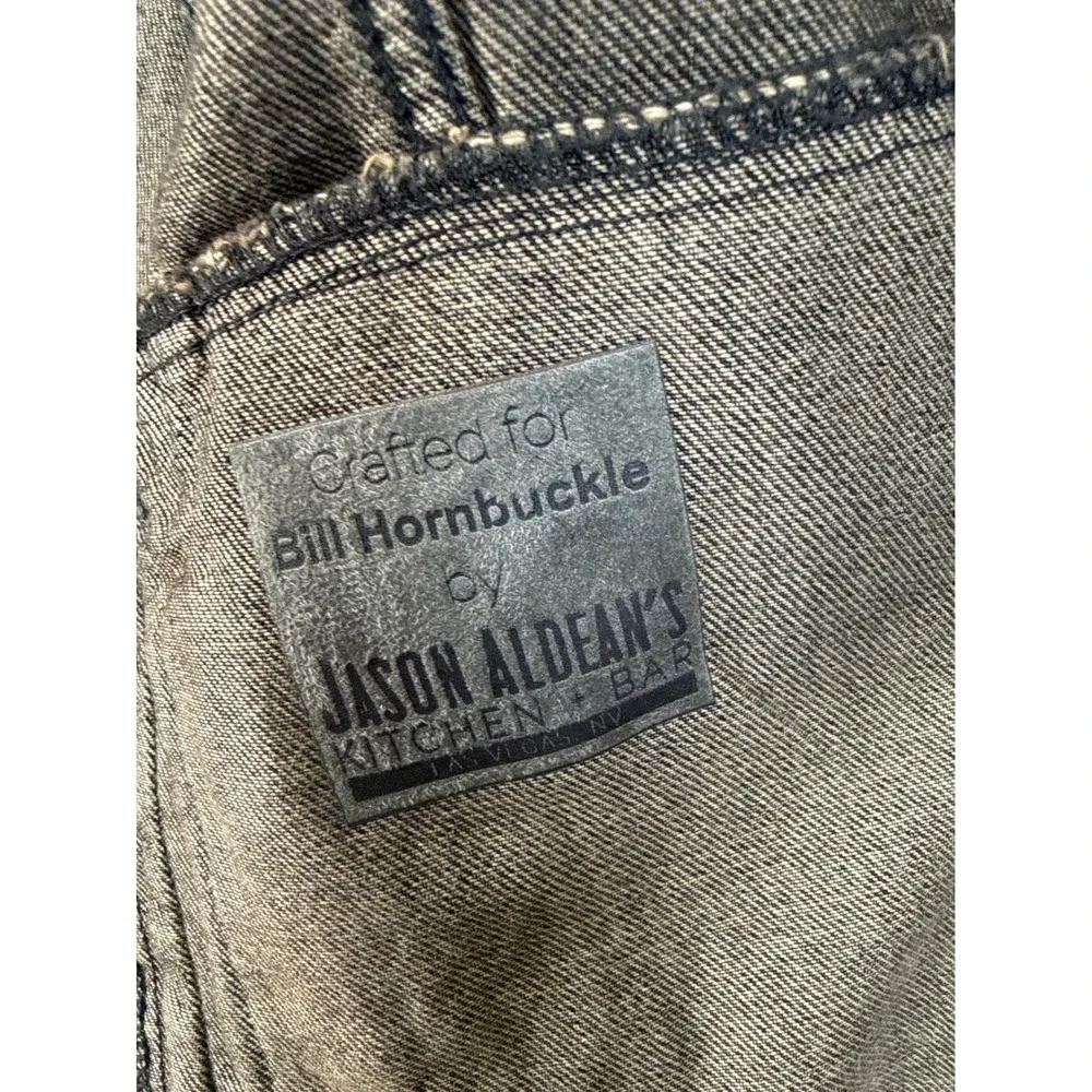 Levi's Trucker Jacket Mens L Black Jason Aldean Las Vegas Country Cowboy Rodeo - Picture 13 of 14